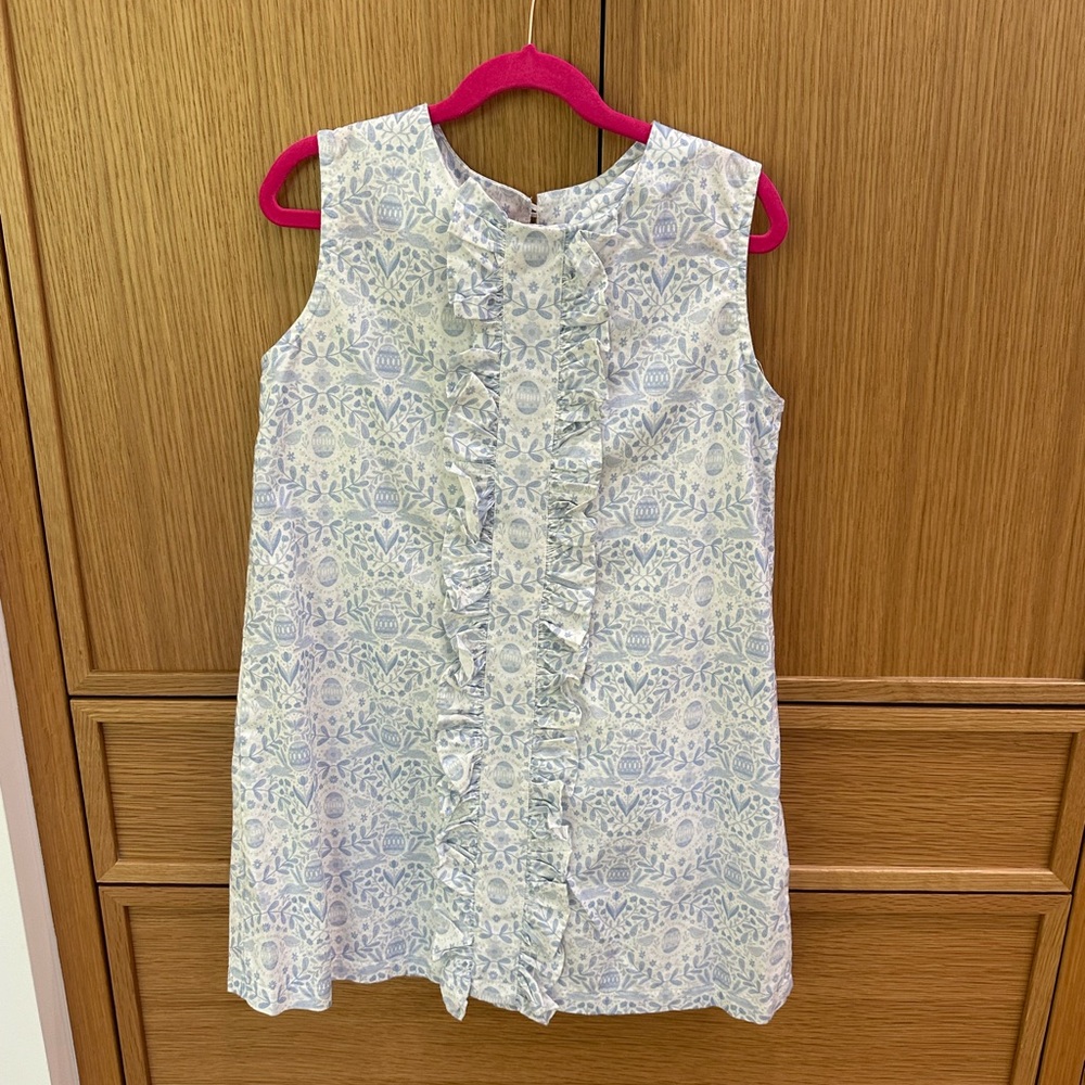 Anvy Kids Easter Bunny Shift Dress with Ruffle Detail, Size 8 - Picture 9 of 9